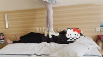 AC389 【喵咔】绫华高跟鞋兔子鞋全体重踩踏踩脖踩脸踩人 cos cosplay【无声】