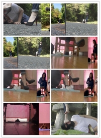 【小刚私密版】-- 福冈女留学生野外训练小刚吃屎狗