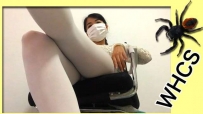 13616【新】漂白色蕾丝，白色板鞋，白色丝袜！好好的调教你