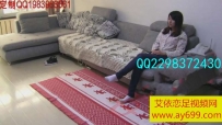 3288 剧情片 狗狗与萱萱的白棉袜 帆布鞋
