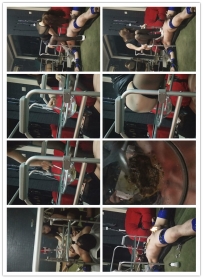 【绝美子涵女王】最新玻璃座便羞辱黄金奴