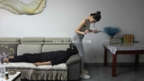 35583  【艾琳S175】牛仔裤强制做脸窒息